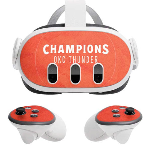 2025 NBA Champions Oklahoma City Thunder Meta Quest 3 Skin