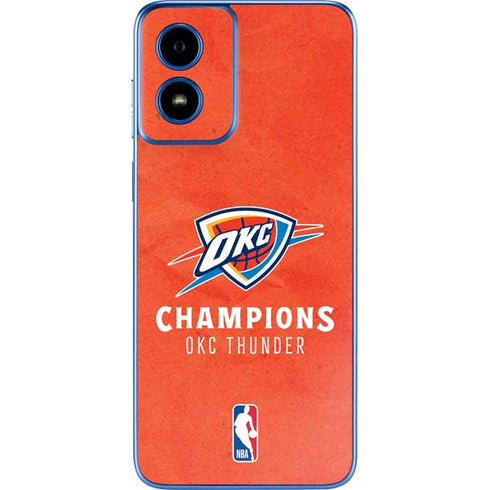 2025 NBA Champions Oklahoma City Thunder Moto G Play 4G (2024) Skin