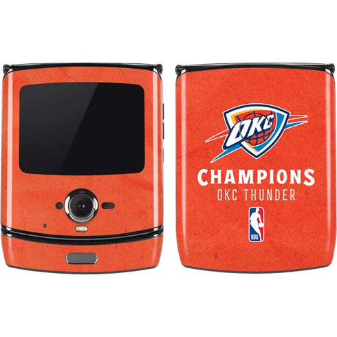 2025 NBA Champions Oklahoma City Thunder Motorola RAZR Skin