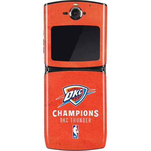 2025 NBA Champions Oklahoma City Thunder Motorola RAZR Skin
