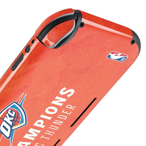 2025 NBA Champions Oklahoma City Thunder Nintendo Switch Lite Skin