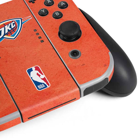 2025 NBA Champions Oklahoma City Thunder Nintendo Switch OLED (2021) Skin