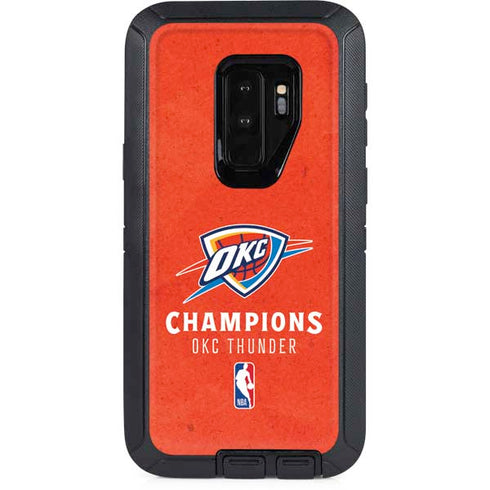 2025 NBA Champions Oklahoma City Thunder Otterbox Defender Galaxy Skin
