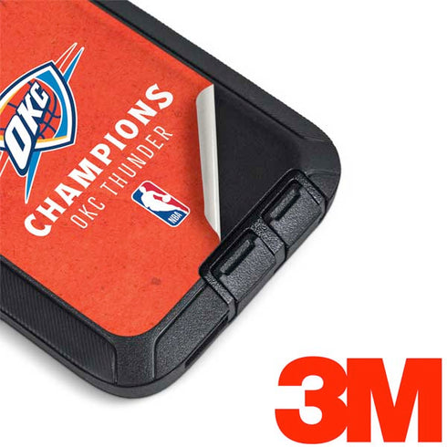 2025 NBA Champions Oklahoma City Thunder Otterbox Defender Galaxy Skin