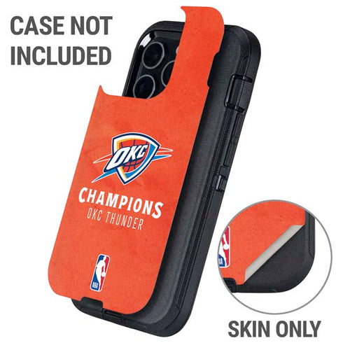 2025 NBA Champions Oklahoma City Thunder Otterbox Defender iPhone Skin