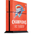 2025 NBA Champions Oklahoma City Thunder PS4 Console Skin