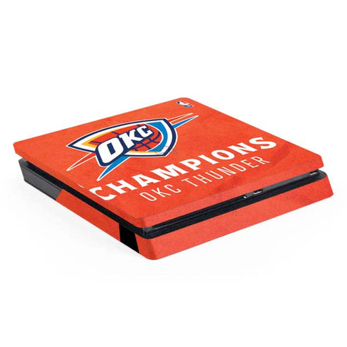 2025 NBA Champions Oklahoma City Thunder PS4 Slim Skin