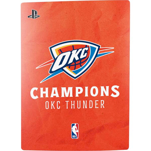 2025 NBA Champions Oklahoma City Thunder PS5 Bundle Skin