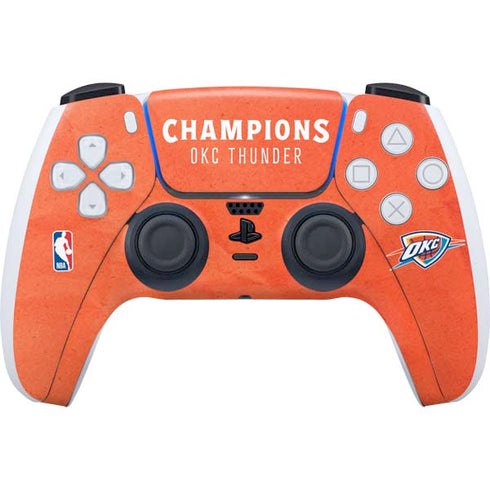 2025 NBA Champions Oklahoma City Thunder PS5 Controller Skin