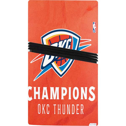 2025 NBA Champions Oklahoma City Thunder PS5 Pro Bundle Skin