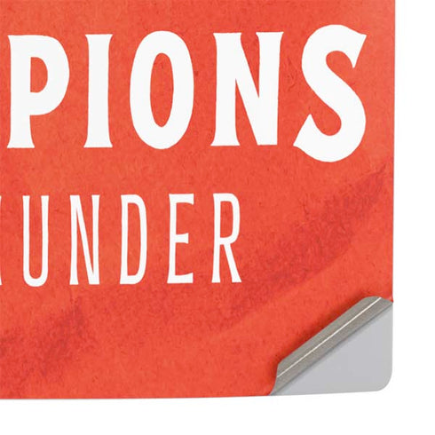 2025 NBA Champions Oklahoma City Thunder PS5 Pro Console Skin