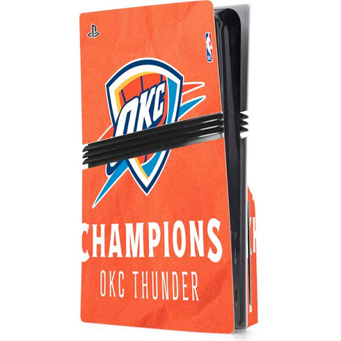 2025 NBA Champions Oklahoma City Thunder PlayStation PS5 Skins