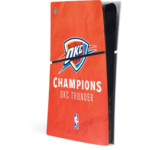 2025 NBA Champions Oklahoma City Thunder PlayStation PS5 Skins