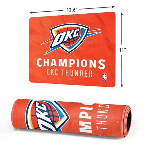 2025 NBA Champions Oklahoma City Thunder Gaming Mouse Pad