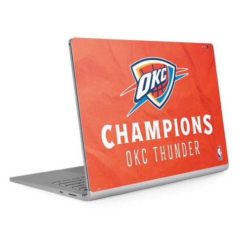 2025 NBA Champions Oklahoma City Thunder Surface Book 2 13.5in Skin