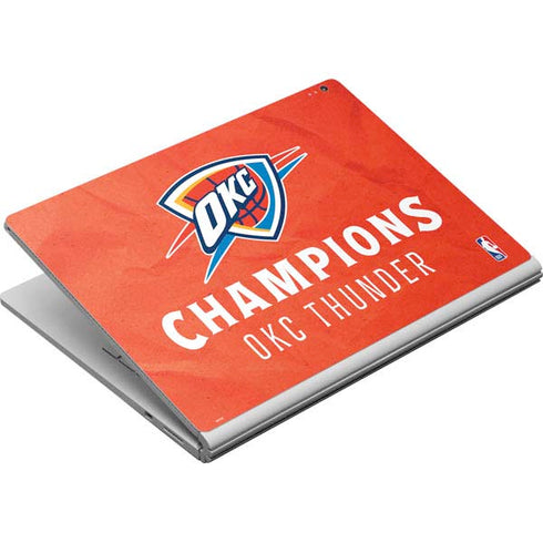 2025 NBA Champions Oklahoma City Thunder Surface Book Skin
