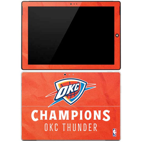 2025 NBA Champions Oklahoma City Thunder Surface Pro 3 Skin