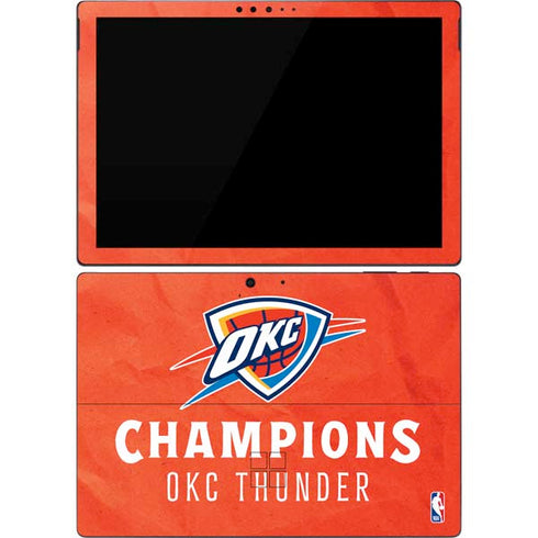 2025 NBA Champions Oklahoma City Thunder Surface Pro 7 Skin
