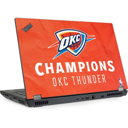 2025 NBA Champions Oklahoma City Thunder Lenovo ThinkPad Skin