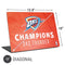 2025 NBA Champions Oklahoma City Thunder Universal Laptop 17in (13.8 x 10in) Skin