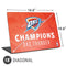 2025 NBA Champions Oklahoma City Thunder Universal Laptop 18in (14.6 x 10.6in) Skin