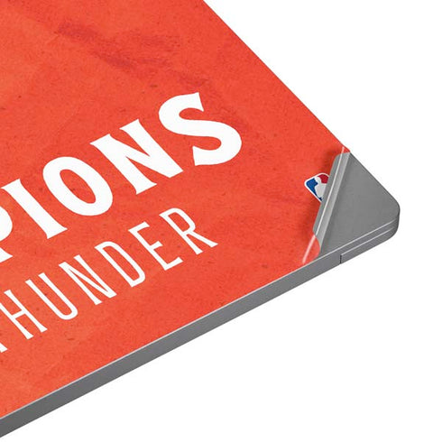 2025 NBA Champions Oklahoma City Thunder Universal Laptop 18in (14.6 x 10.6in) Skin