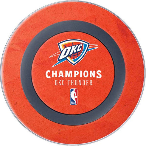 2025 NBA Champions Oklahoma City Thunder Wireless Charger Skin