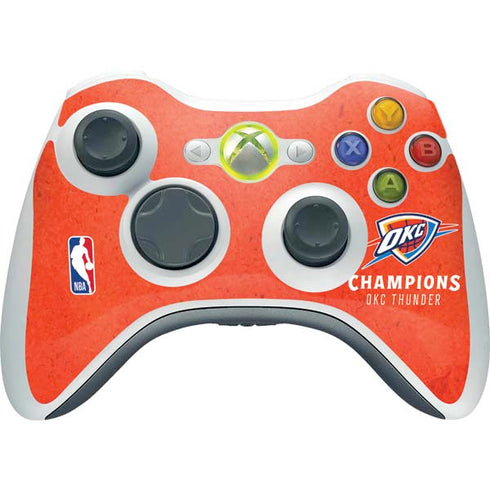 2025 NBA Champions Oklahoma City Thunder Xbox 360 Wireless Controller Skin