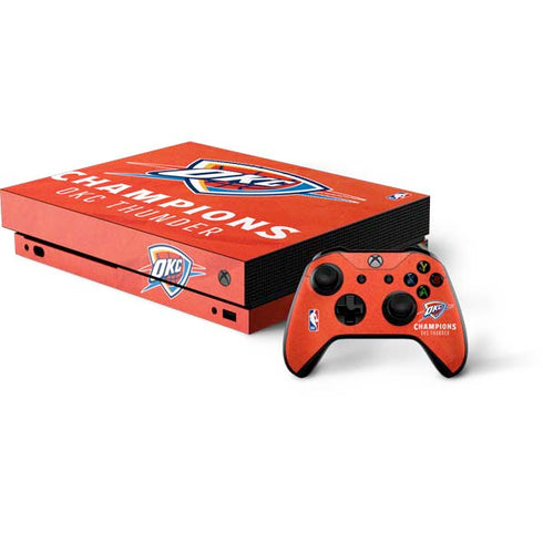 2025 NBA Champions Oklahoma City Thunder Xbox One X Bundle Skin