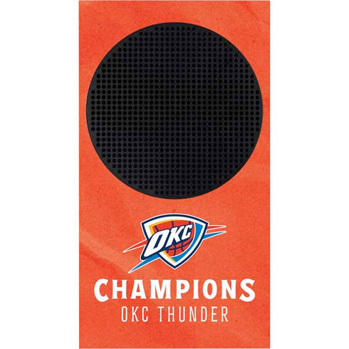 2025 NBA Champions Oklahoma City Thunder Xbox Series S Bundle Skin