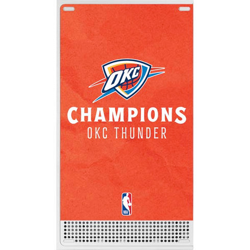 2025 NBA Champions Oklahoma City Thunder Xbox Series S Bundle Skin