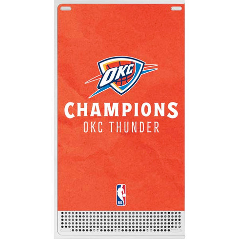 2025 NBA Champions Oklahoma City Thunder Xbox Series S Console Skin