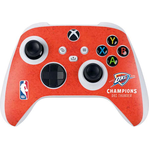 2025 NBA Champions Oklahoma City Thunder Xbox Series S Controller Skin
