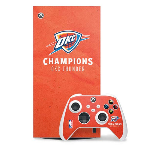 2025 NBA Champions Oklahoma City Thunder Xbox Series X Skins