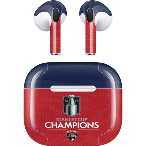 2025 Stanley Cup Champions Florida Panthers Apple AirPods (3rd Gen 2021) Skin