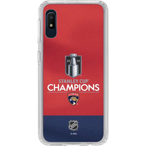 2025 Stanley Cup Champions Florida Panthers Galaxy A10e Clear Case