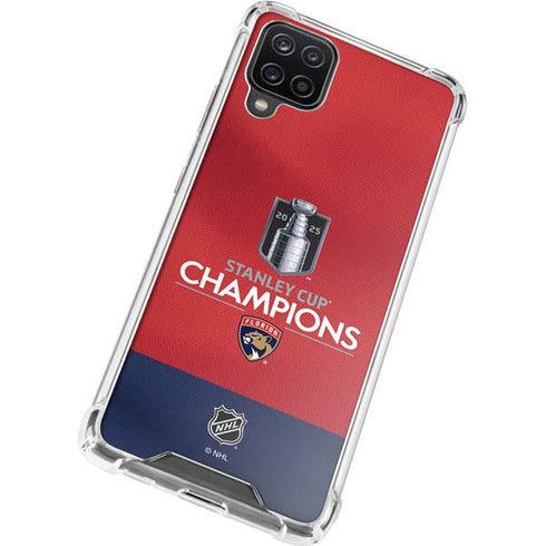 2025 Stanley Cup Champions Florida Panthers Galaxy A12 Clear Case