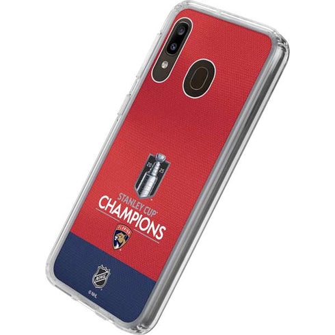 2025 Stanley Cup Champions Florida Panthers Galaxy A20 Clear Case