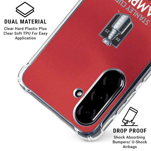 2025 Stanley Cup Champions Florida Panthers Galaxy A36 5G Clear Case