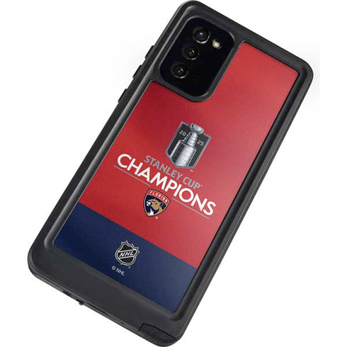 2025 Stanley Cup Champions Florida Panthers Galaxy Note20 5G Waterproof Case