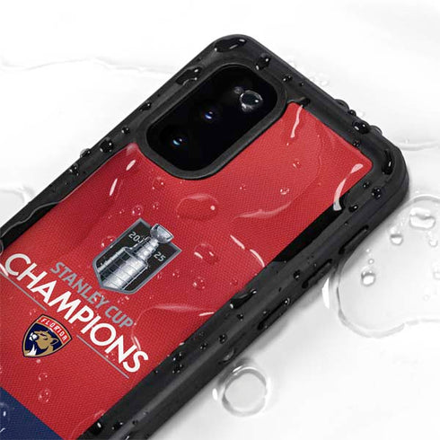 2025 Stanley Cup Champions Florida Panthers Galaxy S20 Waterproof Case