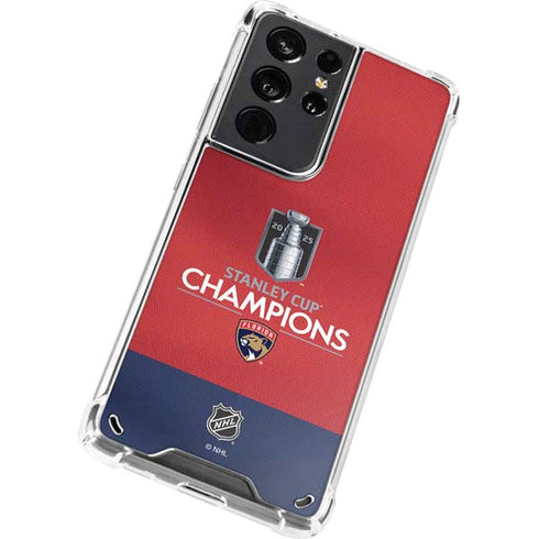 2025 Stanley Cup Champions Florida Panthers Galaxy S21 Ultra 5G Clear Case
