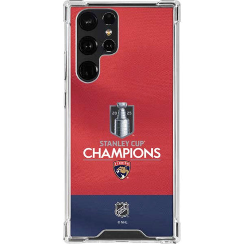 2025 Stanley Cup Champions Florida Panthers Galaxy S22 Ultra Clear Case