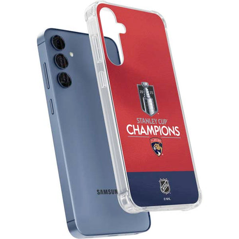 2025 Stanley Cup Champions Florida Panthers Galaxy S24 Clear Case