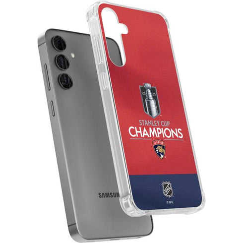 2025 Stanley Cup Champions Florida Panthers Galaxy S24 Plus Clear Case
