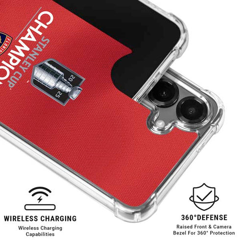 2025 Stanley Cup Champions Florida Panthers Galaxy S26 Plus Clear Case