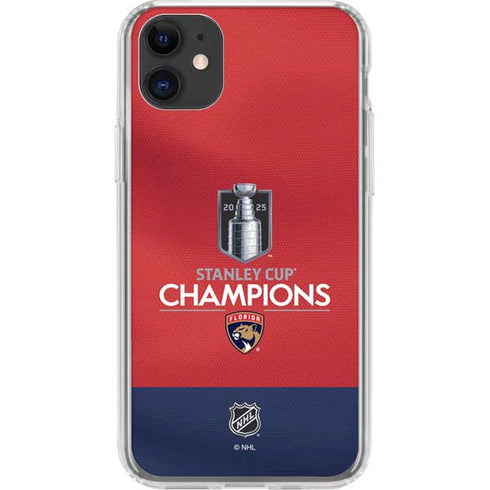 2025 Stanley Cup Champions Florida Panthers iPhone 11 Clear Case