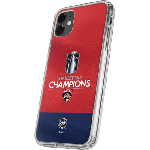 2025 Stanley Cup Champions Florida Panthers iPhone 11 Clear Case