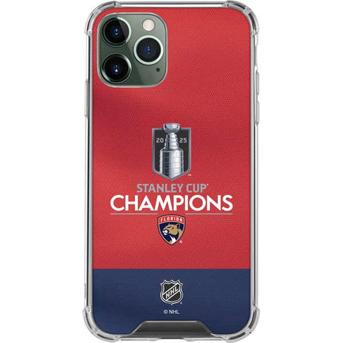 2025 Stanley Cup Champions Florida Panthers iPhone 11 Pro Max Clear Case