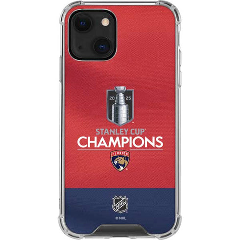 2025 Stanley Cup Champions Florida Panthers iPhone 13 Mini Clear Case